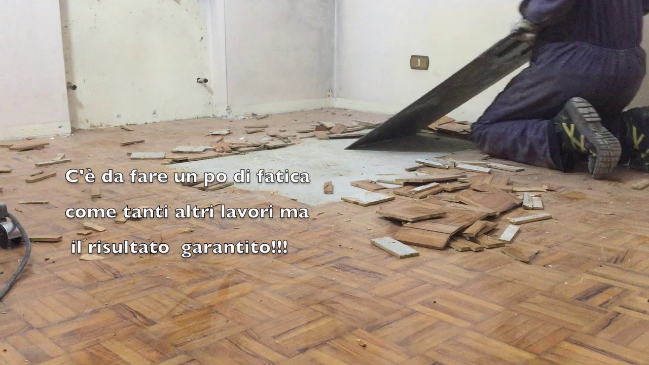 Rimozione Parquet