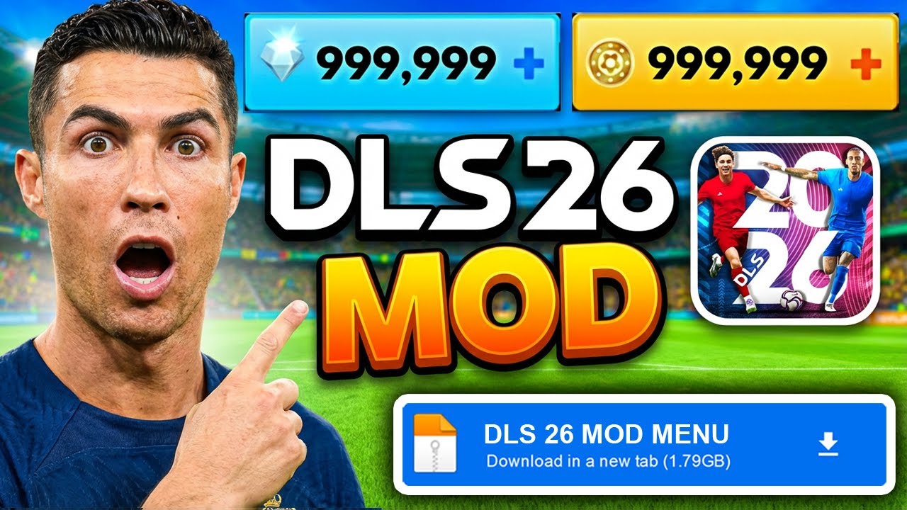 🔴 DLS 26 HACK/MOD ✅ DIAMANTES y MONEDAS INFINITAS en Dream League Soccer 2026 H4CK3AD0 (Android/iOS)