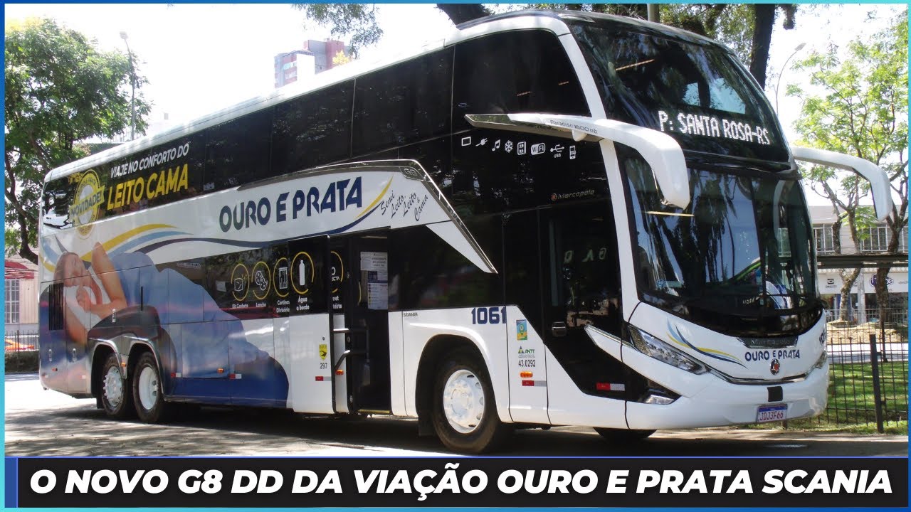Apresentando em detalhes o NOVO G8 DD DA VIAÇÃO OURO E PRATA | SCANIA K410 NB Euro 6