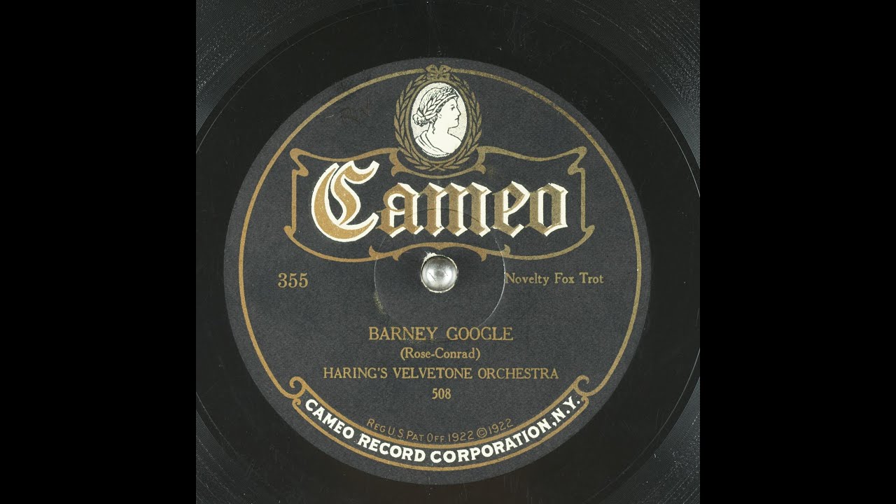 Barney Google • Haring's Velvetone Orchestra (1918 Victrola VV-XI Phonograph)