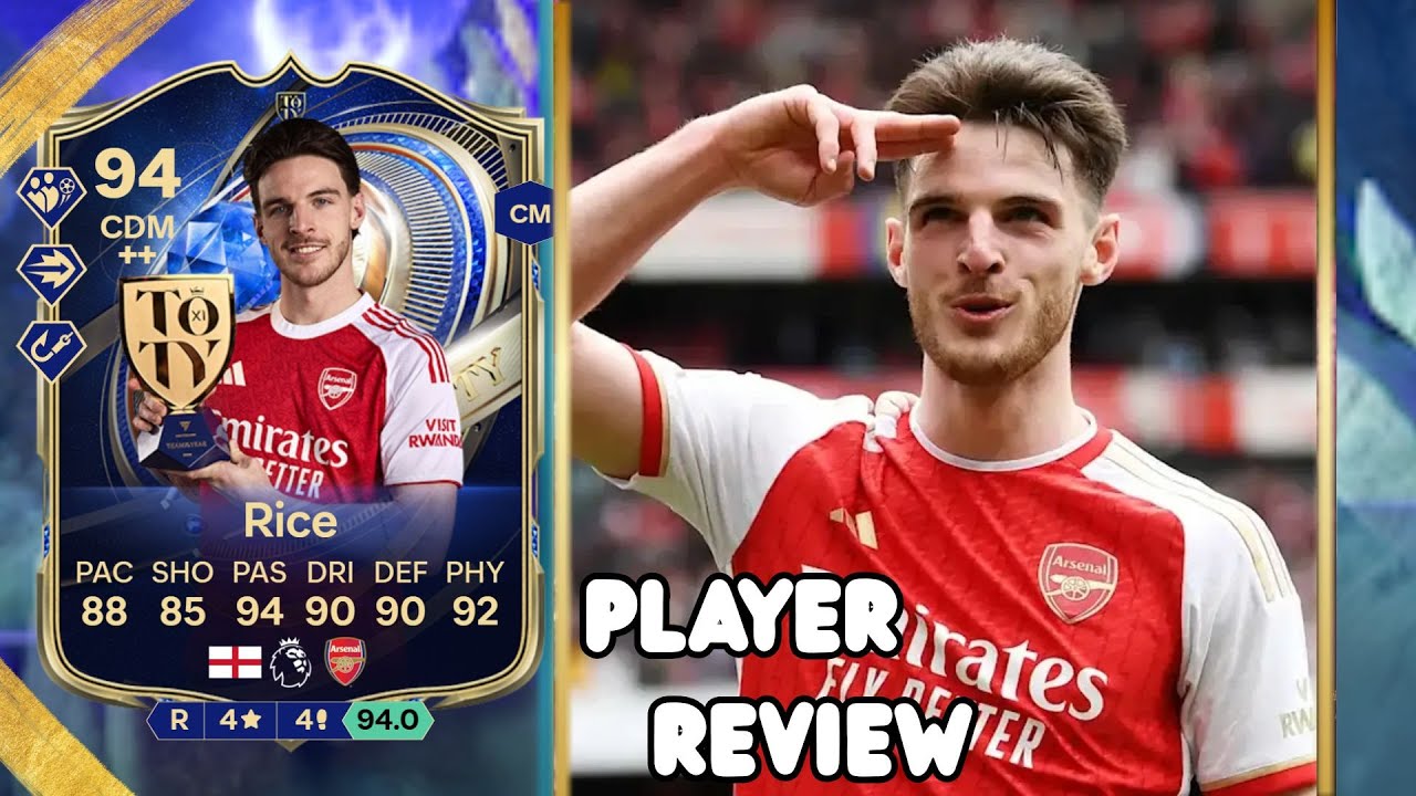LA MAYOR DECEPCION DE TOTY| DECLAN RICE TOTY 94 REVIEW | EA FC 26 DECLAN RICE TOTY 94 PLAYER REVIEW