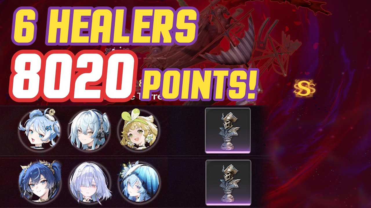 WHIMPERING WASTES HEALERS ONLY! 8020 POINTS | WUTHERING WAVES