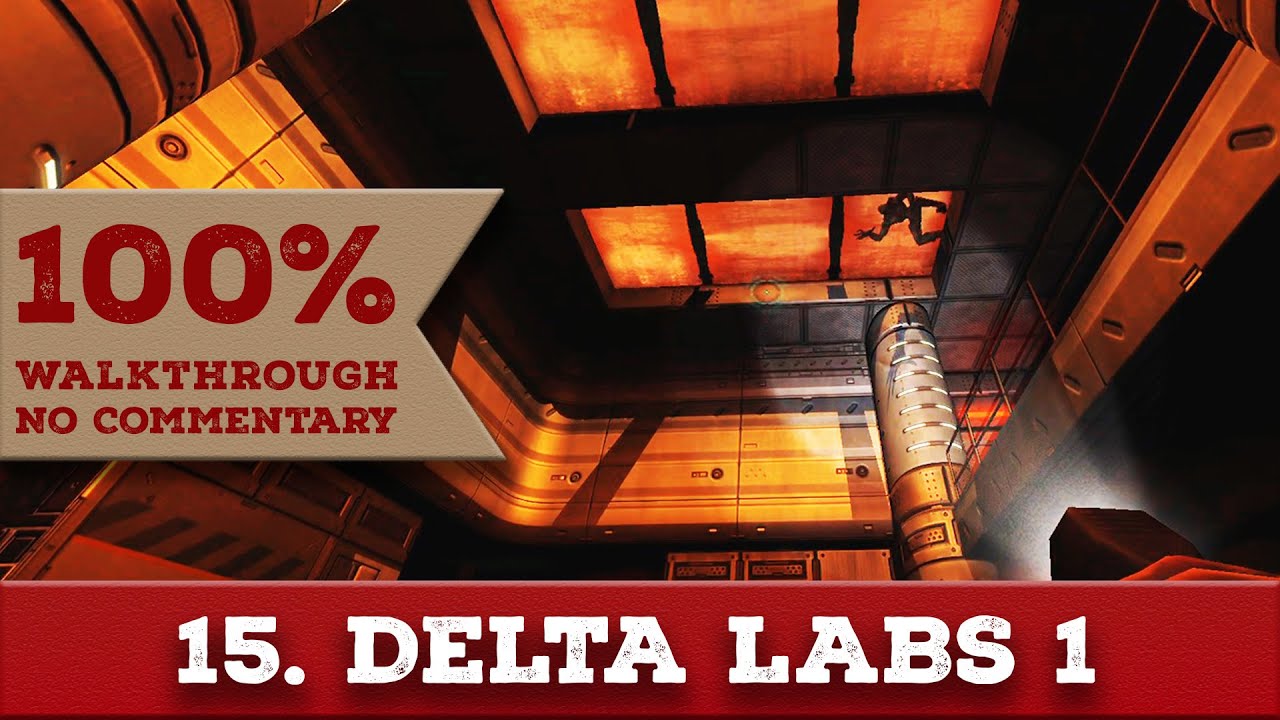 Doom 3 Walkthrough (Nightmare, All Collectibles) part 15 DELTA LABS - SECTOR 1