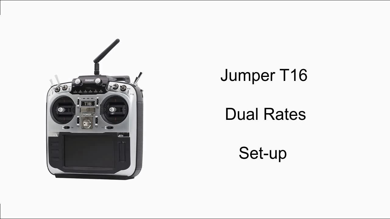 Jumper T16 Dual Rates Setup