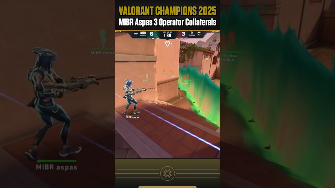 MIBR Aspas 3 — оперативные помощники в одиночной половине турнира VALORANT Champions 2025