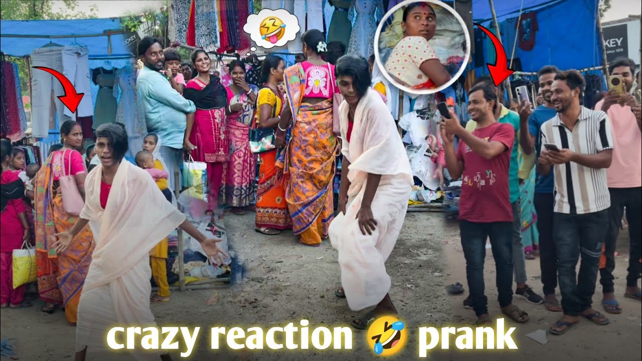 crazy reaction Bengali 🤣 prank 🤣...❗ cute girls  🥰#funny #prank
