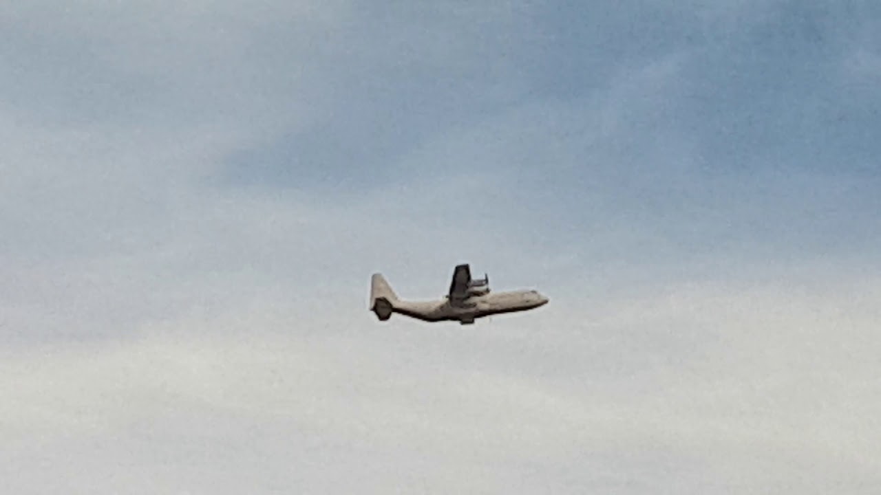 C-130 Hercules Fly By - Video 2 #fighterjets #planespotting #airforce #planespotters #jet