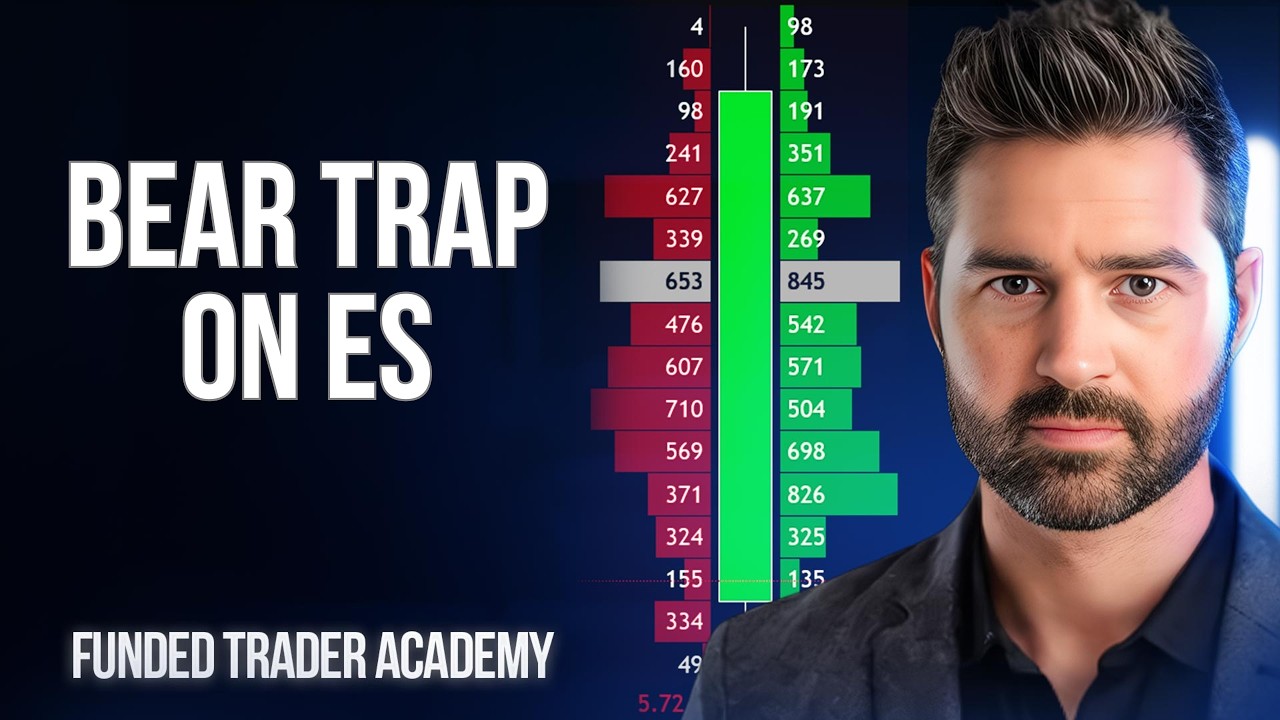 Order Flow Reveals a Bear Trap on ES Futures!