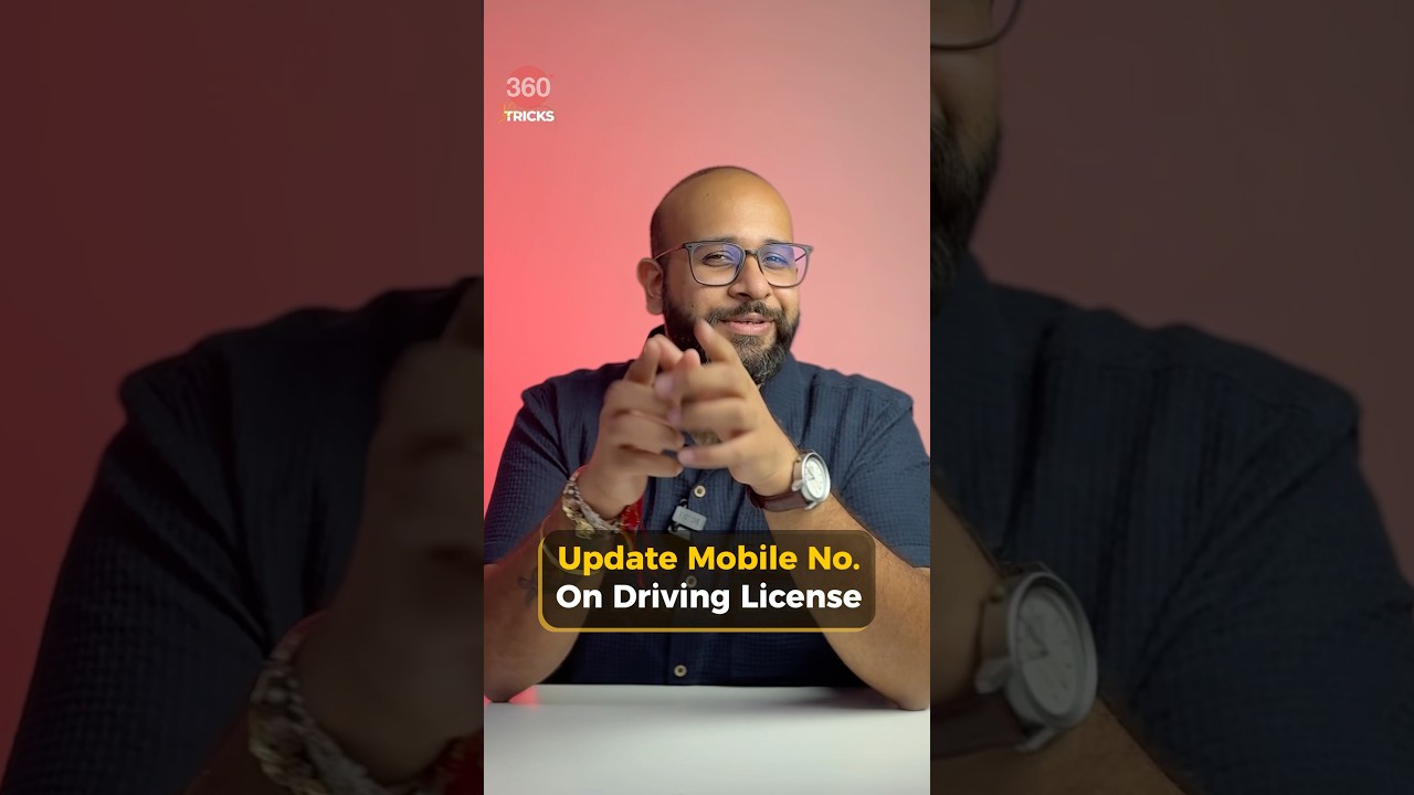 How to update mobile number on driving license online | #government #online #transport