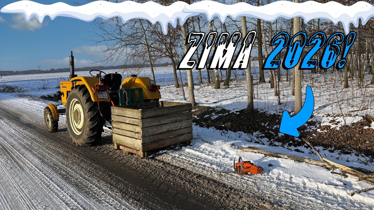 🔥ZIMA 2026!❄Cięcie Drewna, Składanie Ciapka & Codzienne obowiązki!