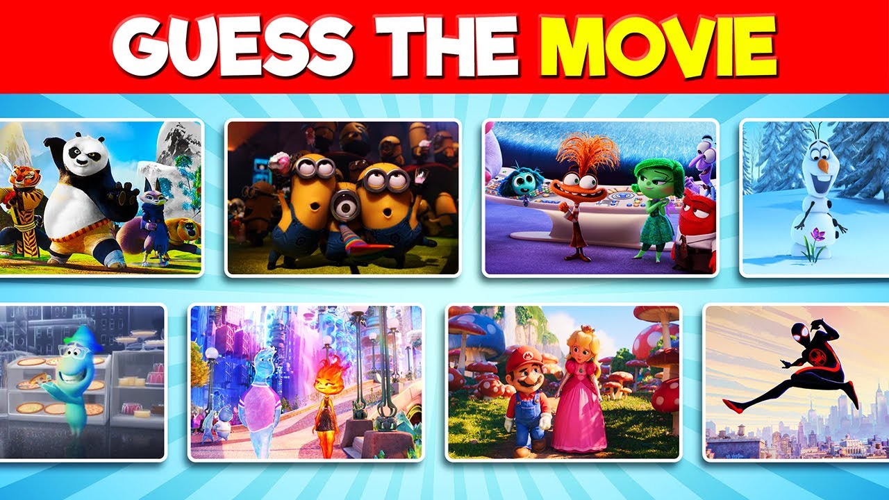 Guess the Movie by the Scene | 50 Animated Movies 🍿