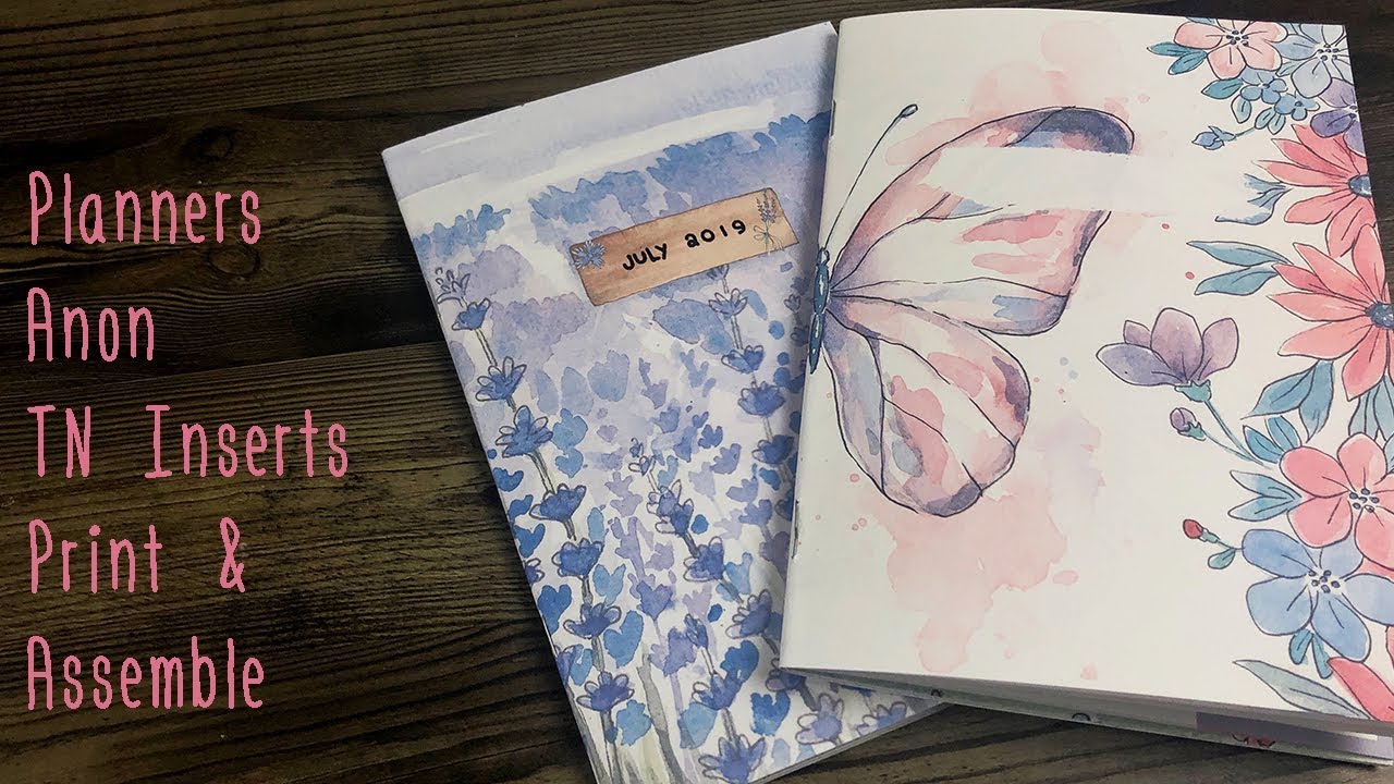 Planners Anon TN Inserts - Print and Assemble