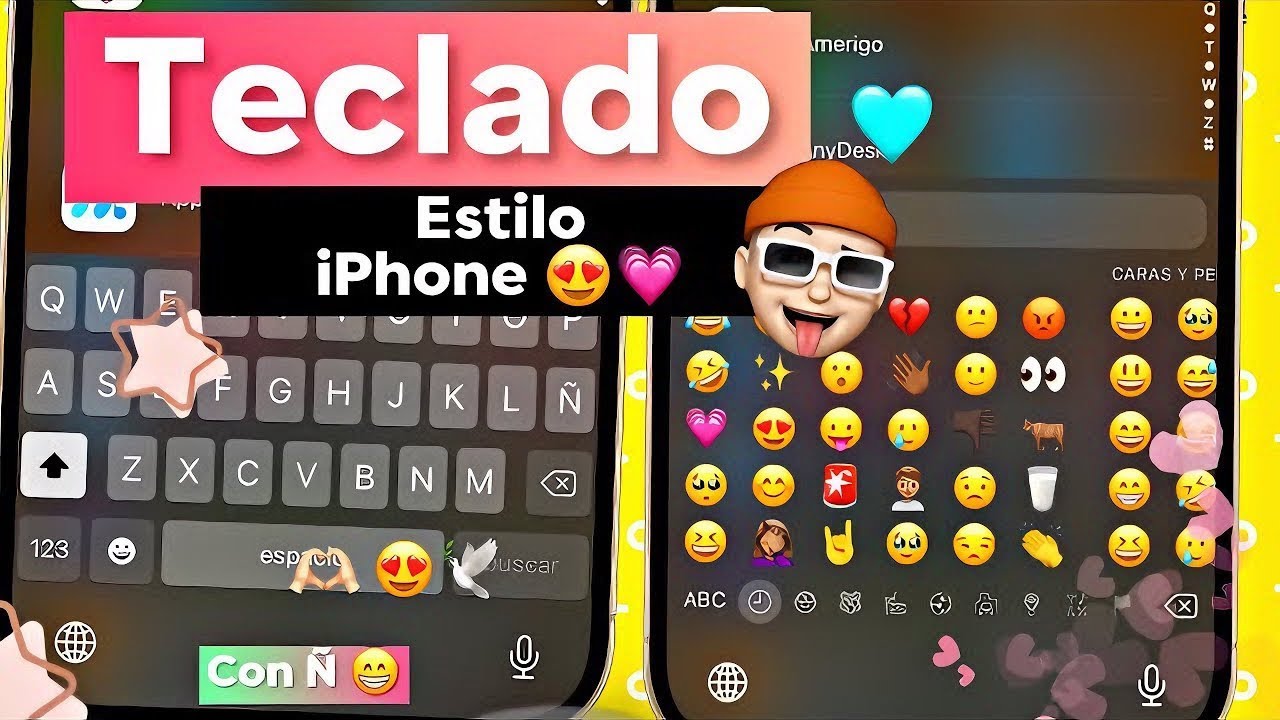 Teclado estilo ios en android ACTUALIZADO EMOJIS IOS 18