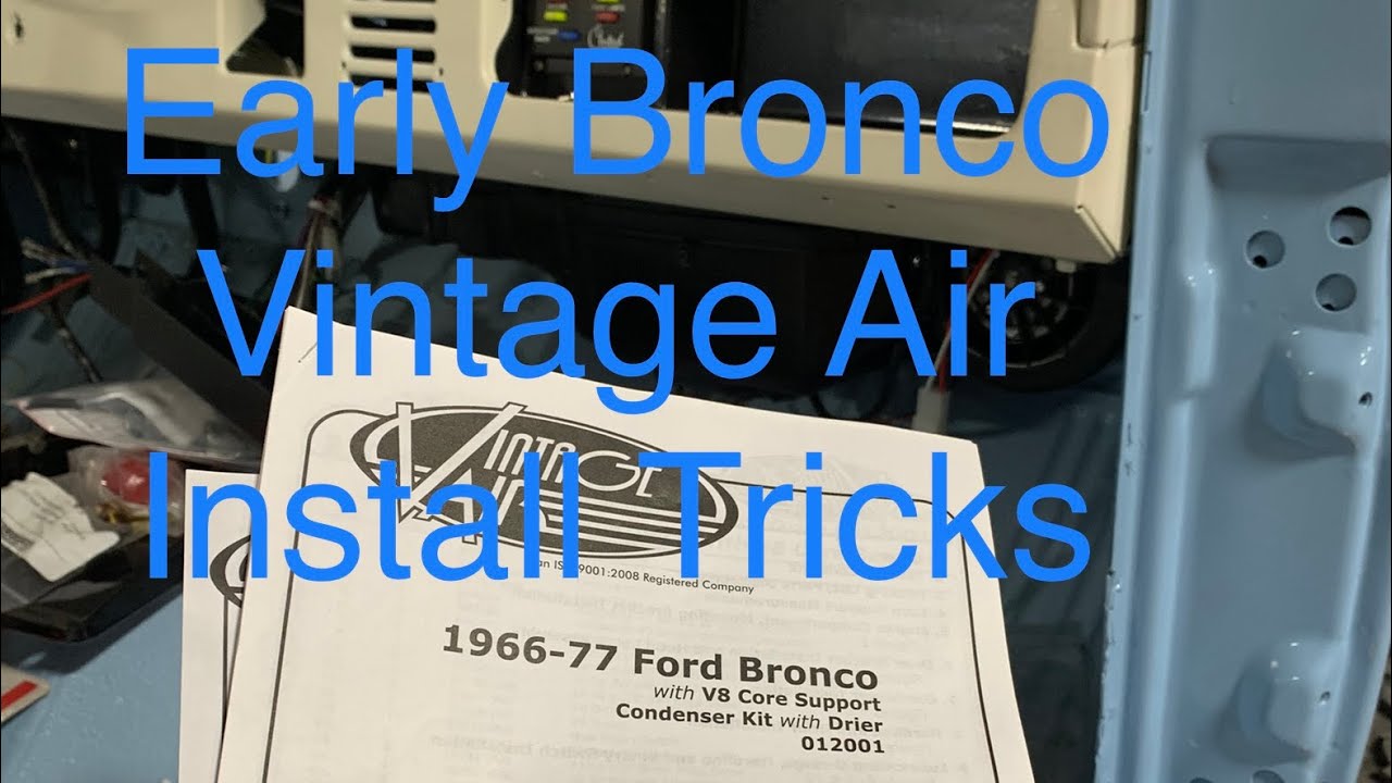 Хитрости установки кондиционера на ранние модели Ford Bronco Vintage