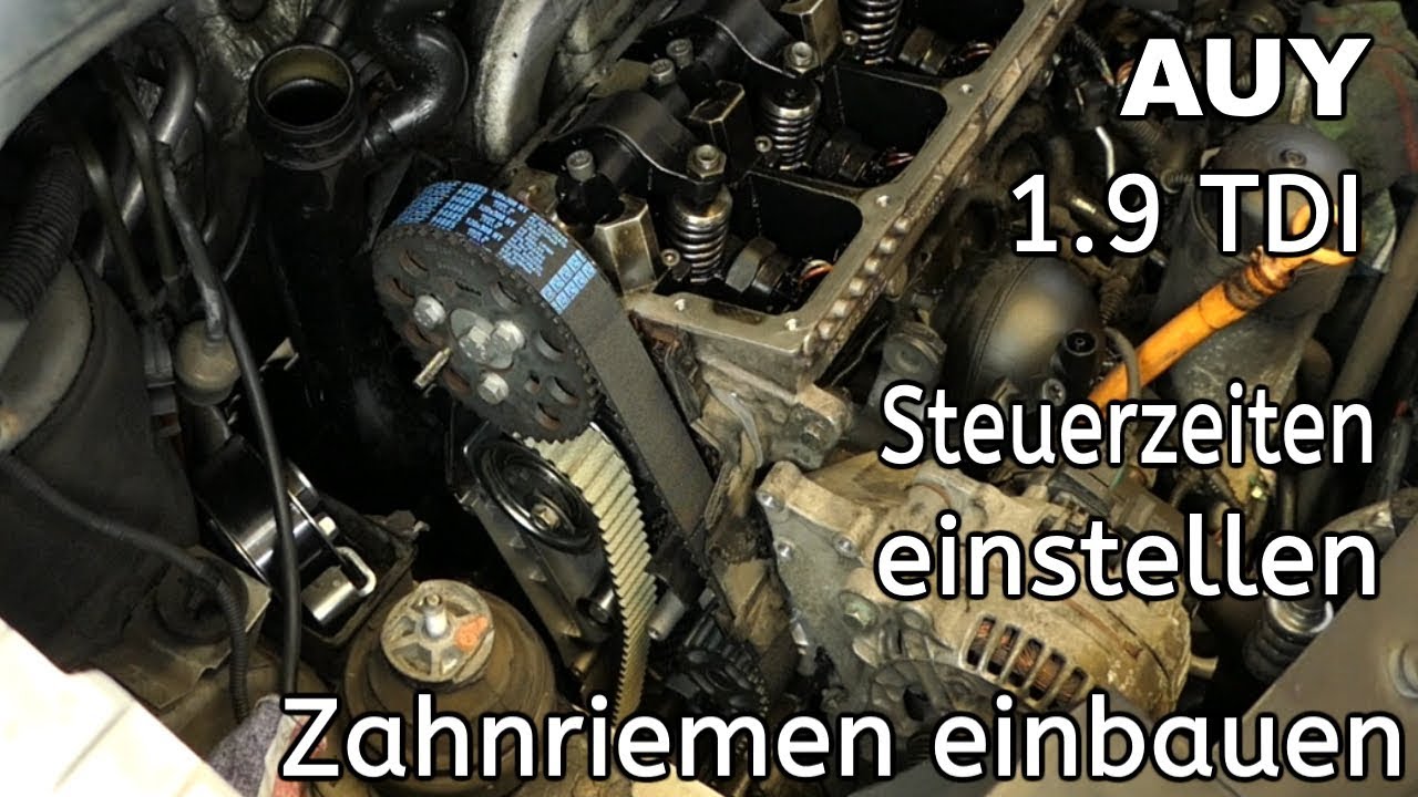 1.9 TDI Motor zusammenbauen, Zahnriemen aufsetzen und starten - Urlaubscheck Teil7