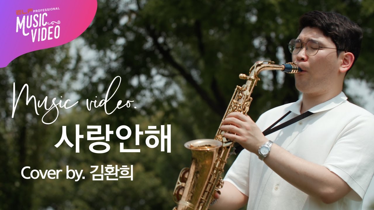 사랑안해 _ 김환휘🎷 | Saxophone Music Video | 엘프뮤비 #김환휘 #색소폰 #백지영