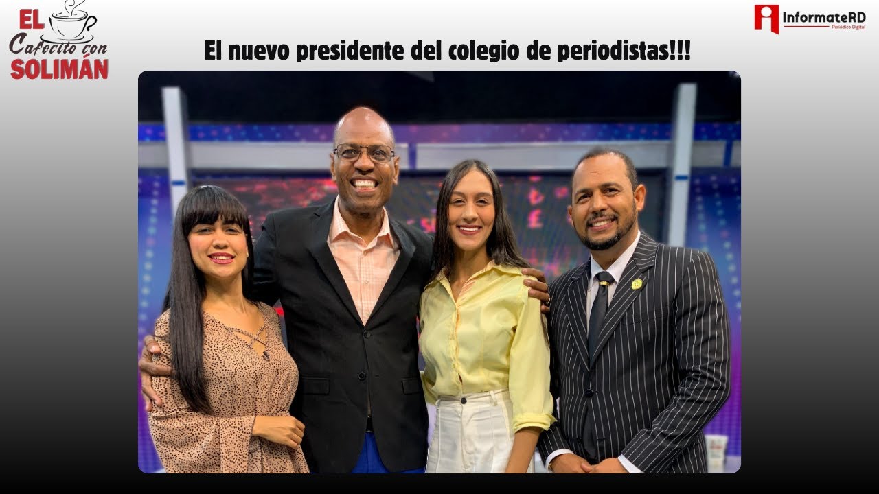 Luis Pérez Novas — Presidente del Colegio Dominicano de Periodistas (CDP) para el período 2025–2027
