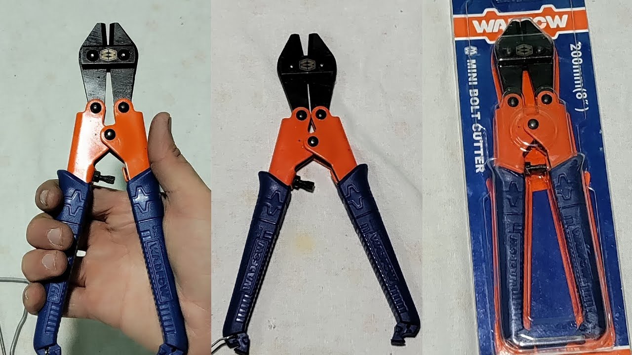 WADFOW BOLT CUTTER UNBOXING AND REVIEW, WADFOW, BOLT CUTTER 8 INCH BOLT CUTTER 200 MM BEST CUTTER 😇