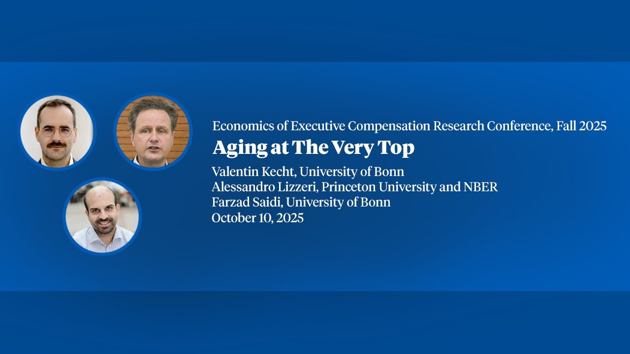 2025, Executive Compensation Research Conference, Farzad Saidi, 