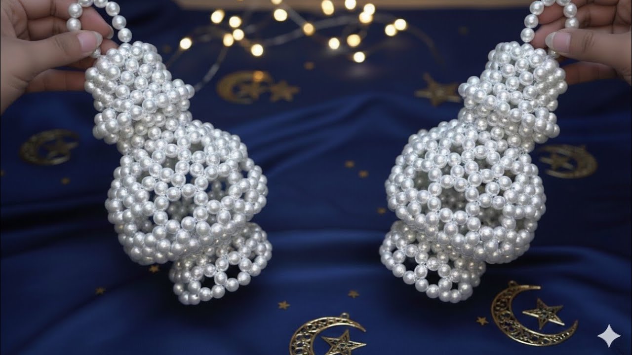 Большой рамаданский фонарь из бисера ✨ Изысканное ручное мастерство | Прекрасное украшение для Ра...