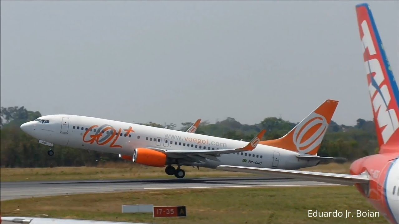 Cuiabá - Pousos e decolagens no Aeroporto Internacional Marechal Rondon (SBCY) em Várzea Grande.