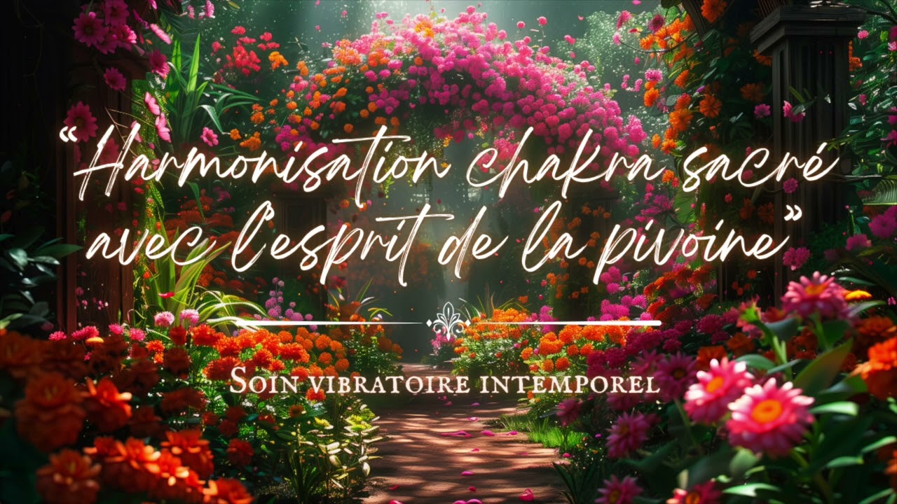 Soin vibratoire intemporel - Harmonisation chakra sacré