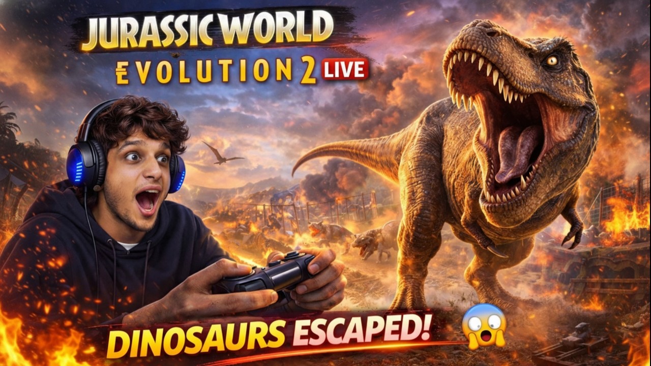 Dinosaur Park Goes Wrong! 😱 Jurassic World Evolution 2 Gameplay LIVE #jurassicworldevolution2