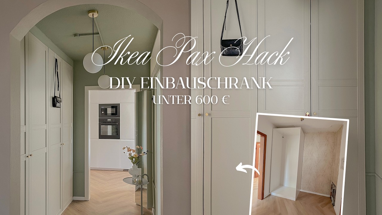 Einbauschrank selber bauen mit Ikea Pax