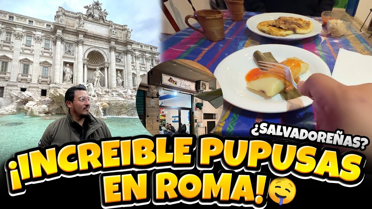 A LOS ITALIANOS LES ENCANTAN LAS PUPUSAS SALVADOREÑAS 🥰
