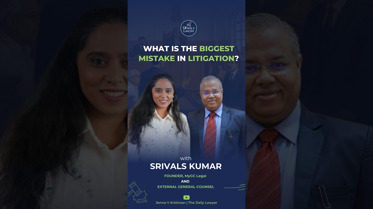 The Biggest Mistake Lawyers Make in High-Stakes Litigation | Srivals Kumar | MyGC