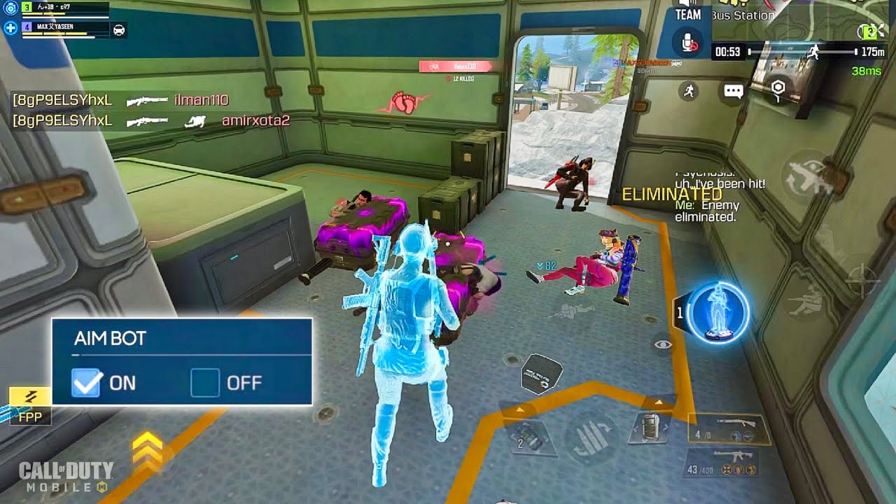 INSANE BLACKMARKET FIGHT W/ AIMBOT 💀 SETTINGS COD MOBILE | PART 1