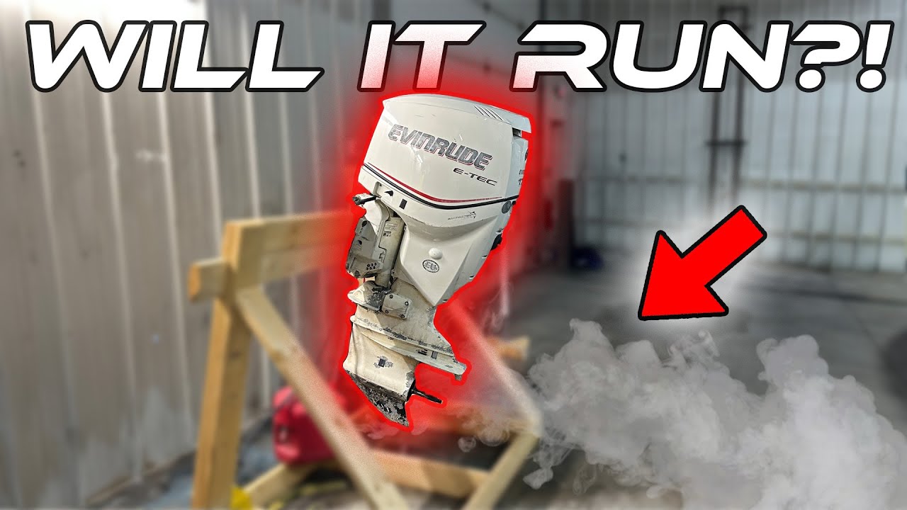 Will This 175hp EVINRUDE ETEC RUN After Sitting For YEARS