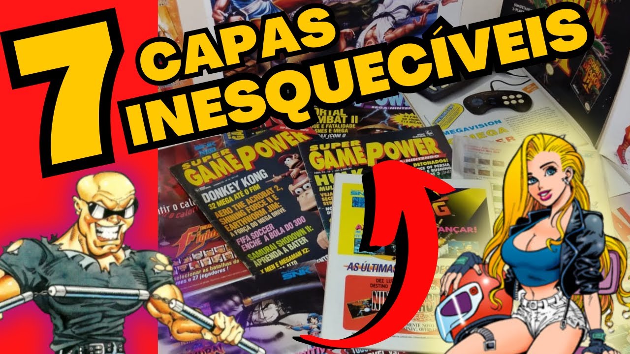 7 CAPAS IC&Ocirc;NICAS DA SUPER GAME POWER - VOC&Ecirc; SE LEMBRA DE TODAS??