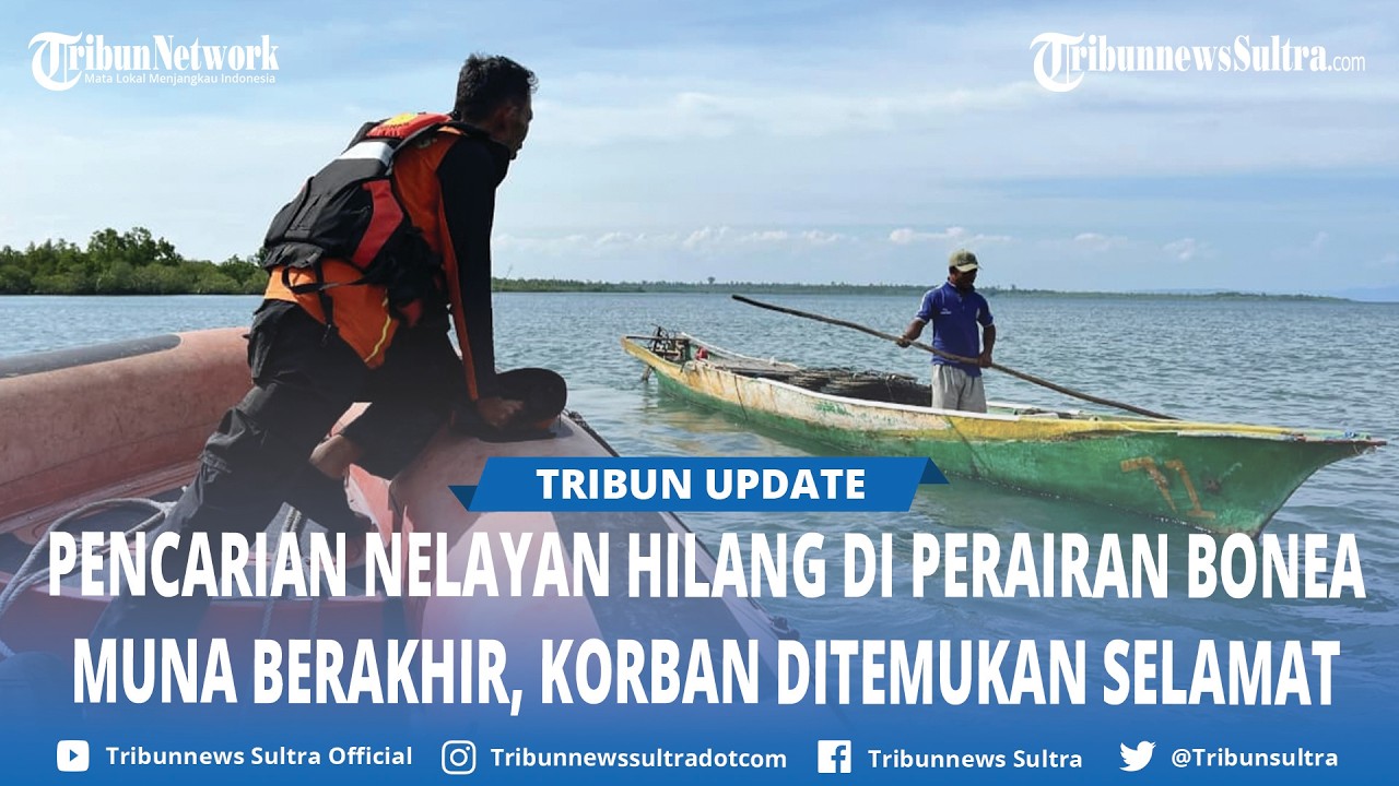 Sempat Hilang 2 Hari, Nelayan 73 Tahun Ditemukan Selamat di Perairan Bonea Muna Sulawesi Tenggara