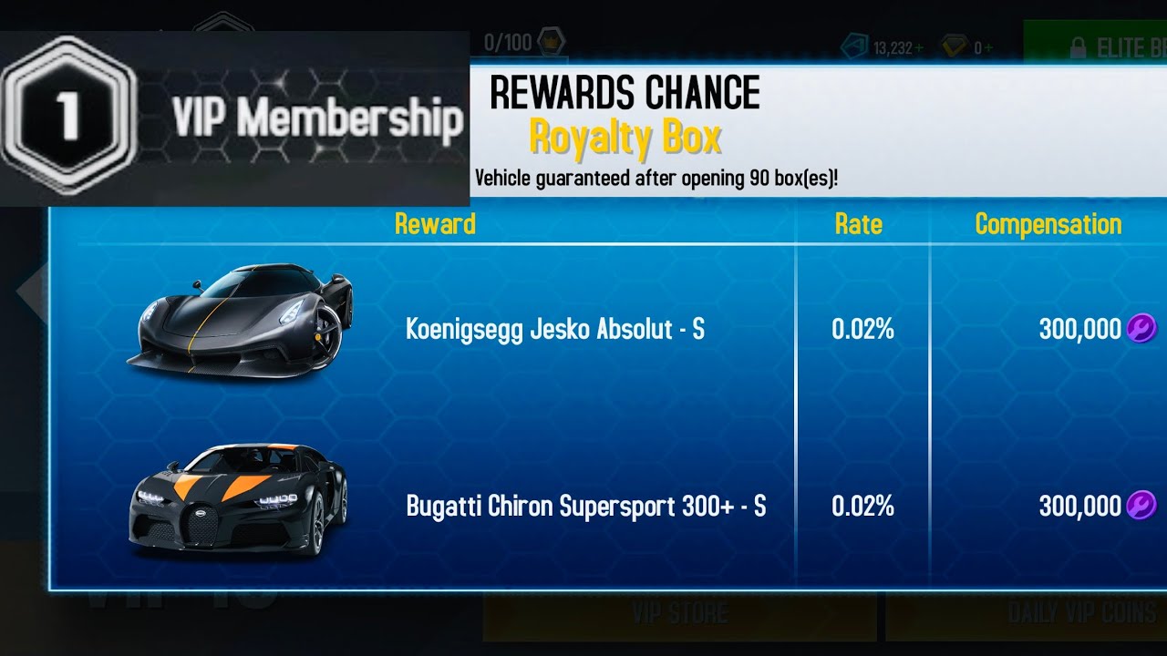 Asphalt 8, New VIP Membership All Rewards and Benefits All Level 15