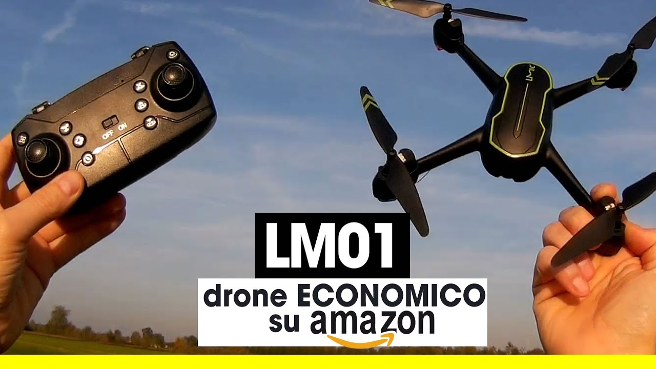 DRONE ECONOMICO con GPS SU AMAZON ideale per INIZIARE o per RAGAZZI - LM01 ASBWW ZY300