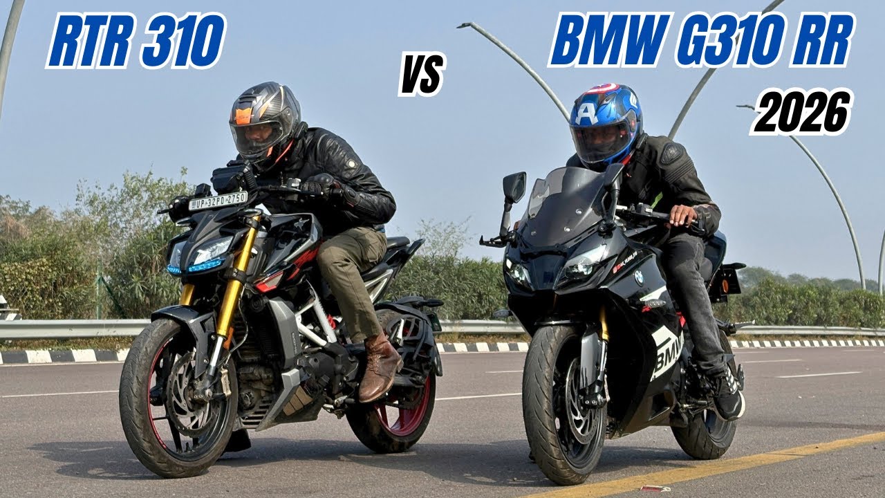 2026 BMW G310RR vs RTR310 Performance Test