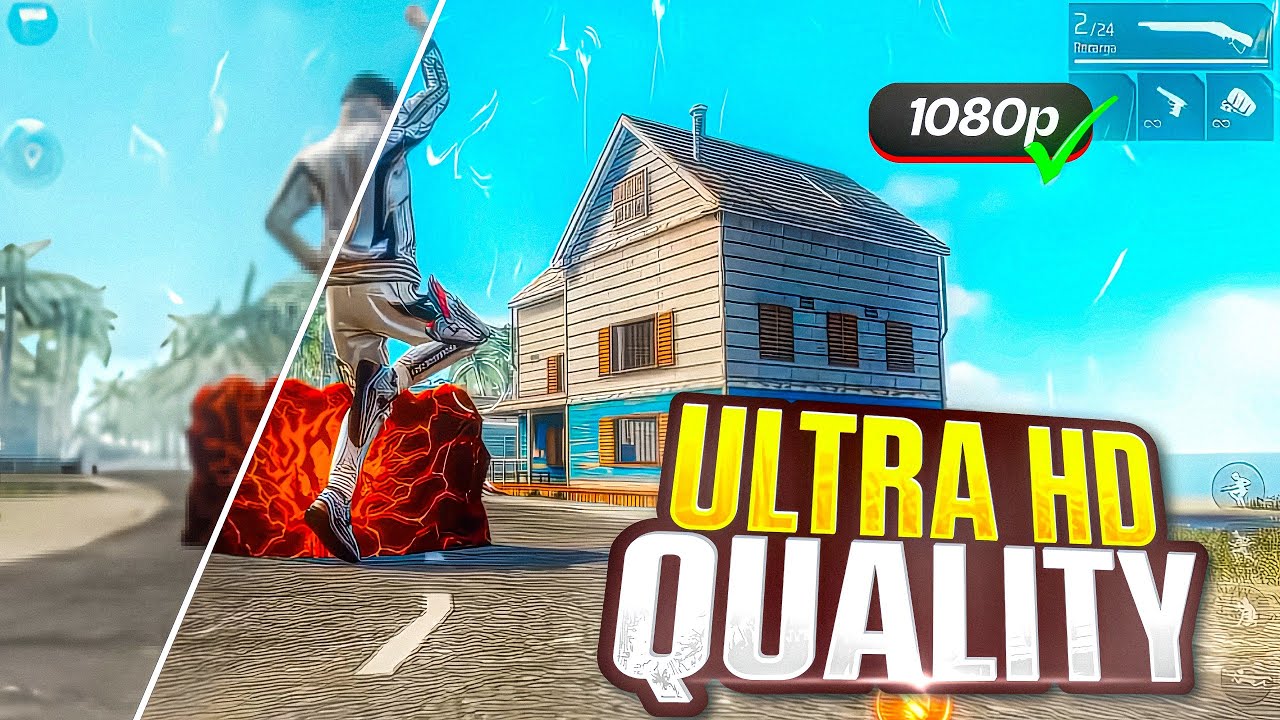 Free Fire Ultra HD Quality Tutorial 😱 || FF Quality Kaise Increase Kare In Android Phone 📱