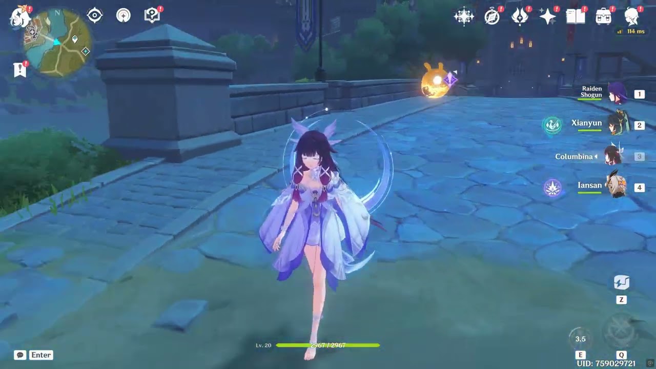 Genshin Impact (Aether) Columbina Review #0000