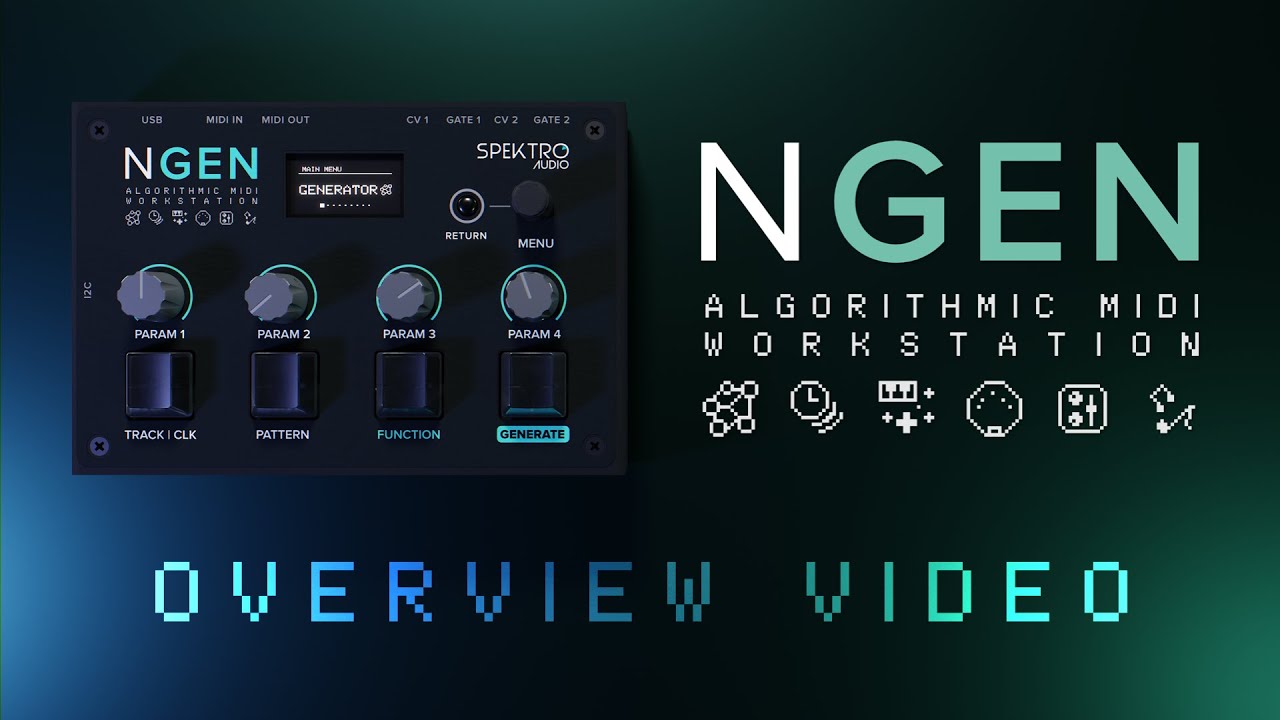 NGEN &ndash;&nbsp;Algorithmic MIDI Workstation &ndash;&nbsp;Overview Video