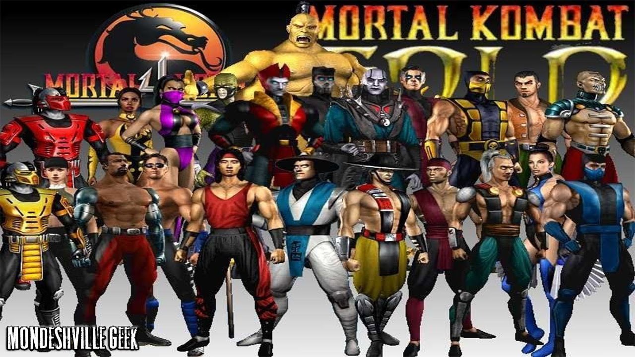Mortal Kombat 4 Gold [1997-1999]  ИгроФильм Все концовки All Cutscenes Русская озвучка