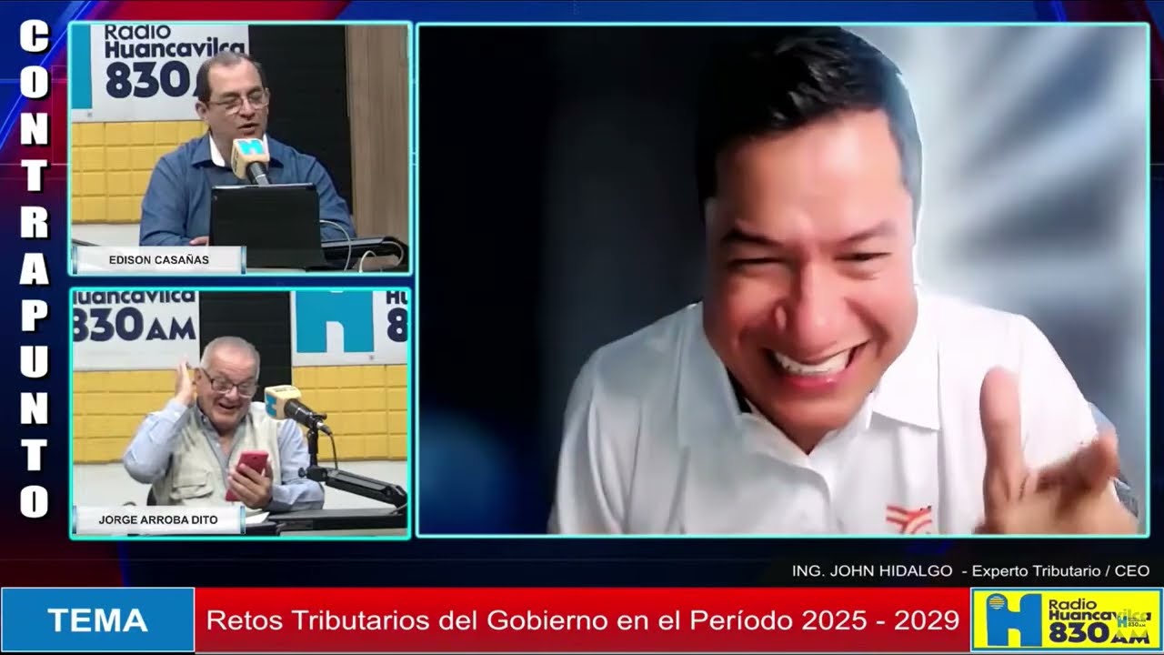 Retos económicos y tributarios Daniel Noboa 2025-2029 | John Hidalgo - Radio Huancavilca