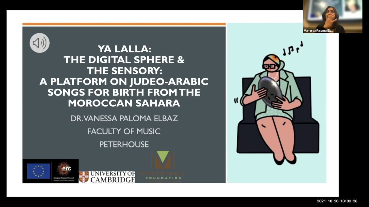 Humanities Society: Dr Vanessa Paloma Elbaz: Ya Lalla - The Digital Sphere & the Sensory