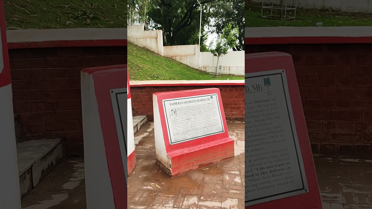 Place of martyrdom of Major Raja Aziz Bhati || BRB Canal Lahore