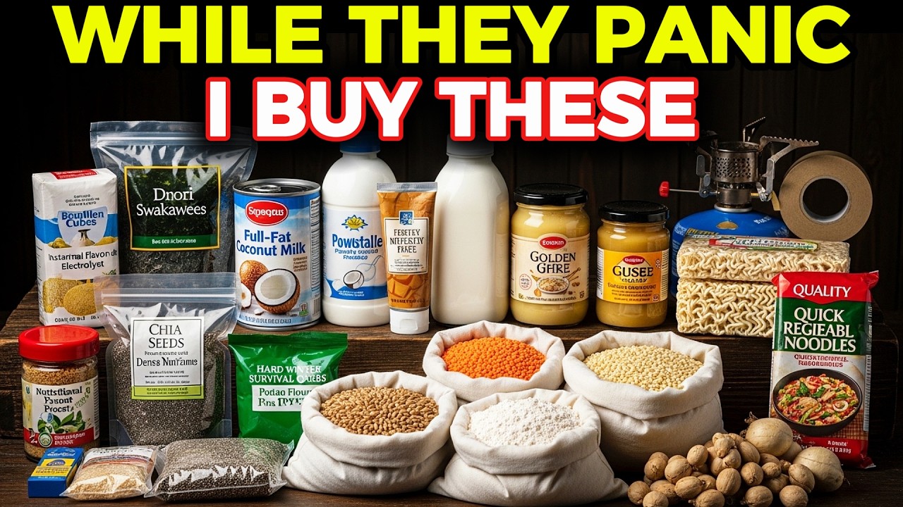 13 Foods I Quietly Stockpile Before the Next Food Crisis &mdash; While Everyone Else Panics