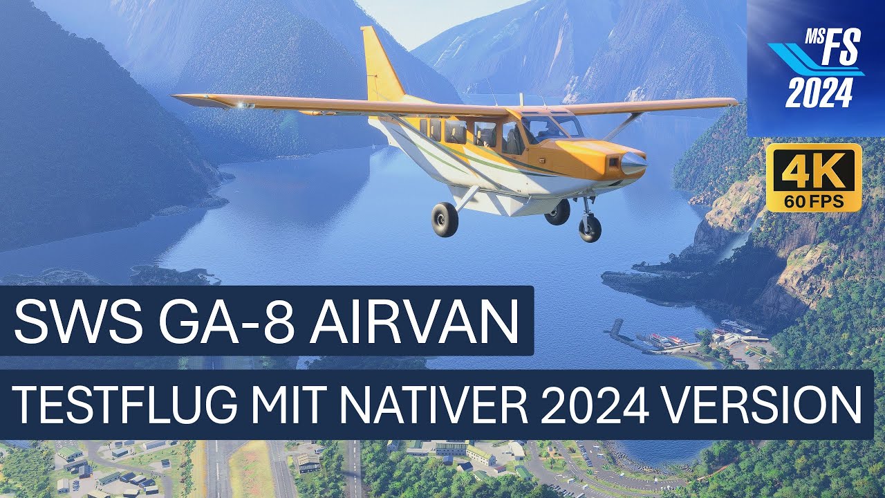 SWS GA-8 Airvan - Testflug mit nativer 2024er Version | MSFS 2024