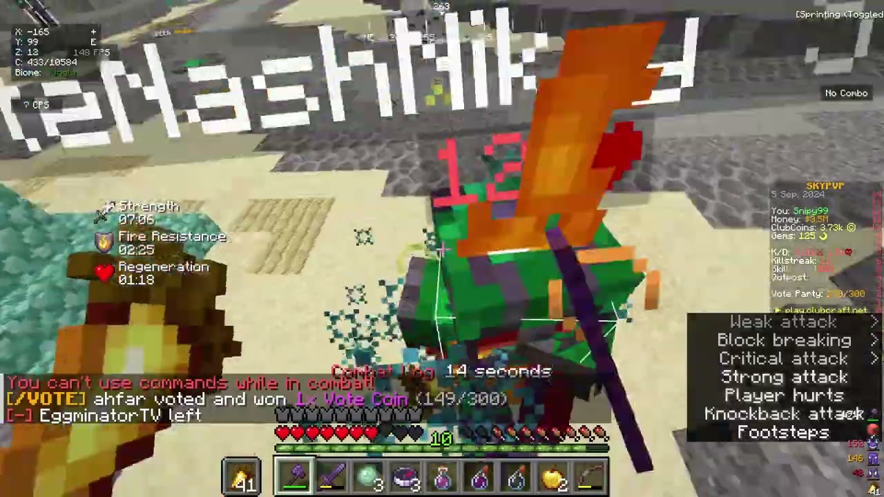 1v1 in skypvp #clubcraft #mediaevent