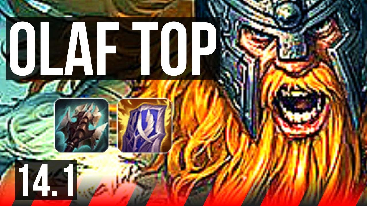 OLAF vs DARIUS (TOP) | Rank 11 Olaf | KR Grandmaster | 14.1