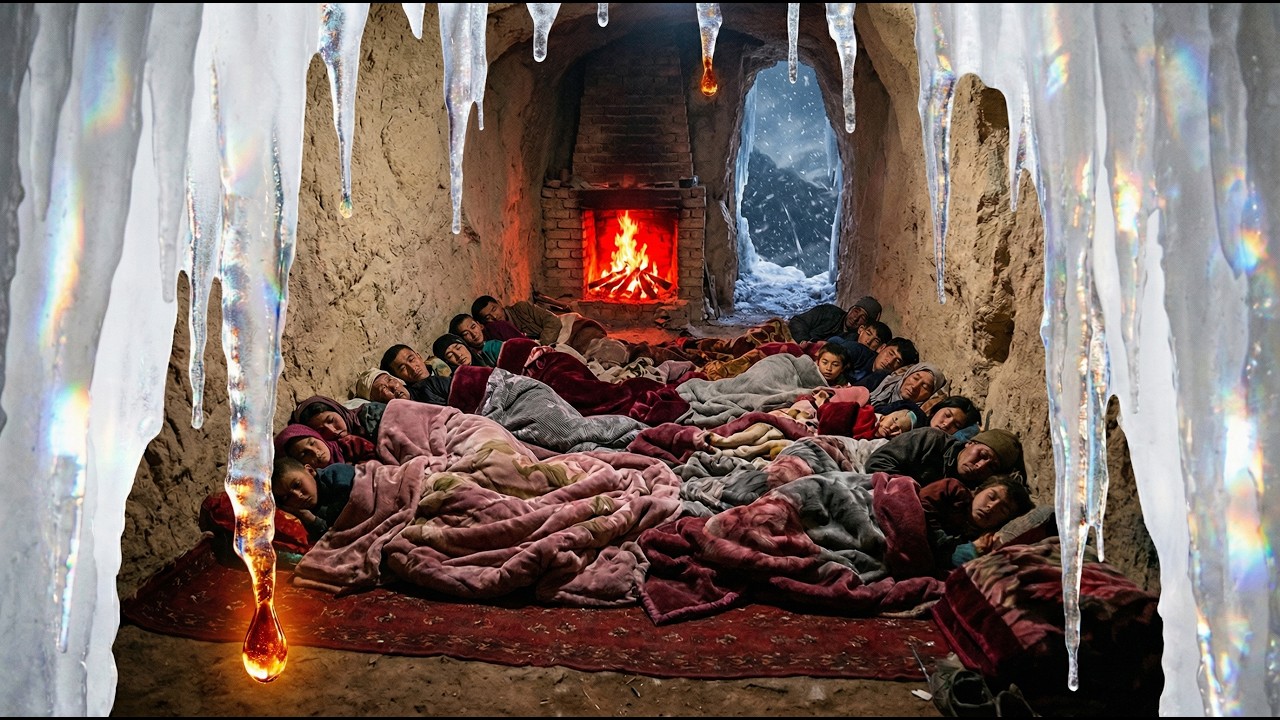 They Sleep Where Icicles Fall: Afghan Hazara Family's Frozen Cave Survival Breaks the Internet