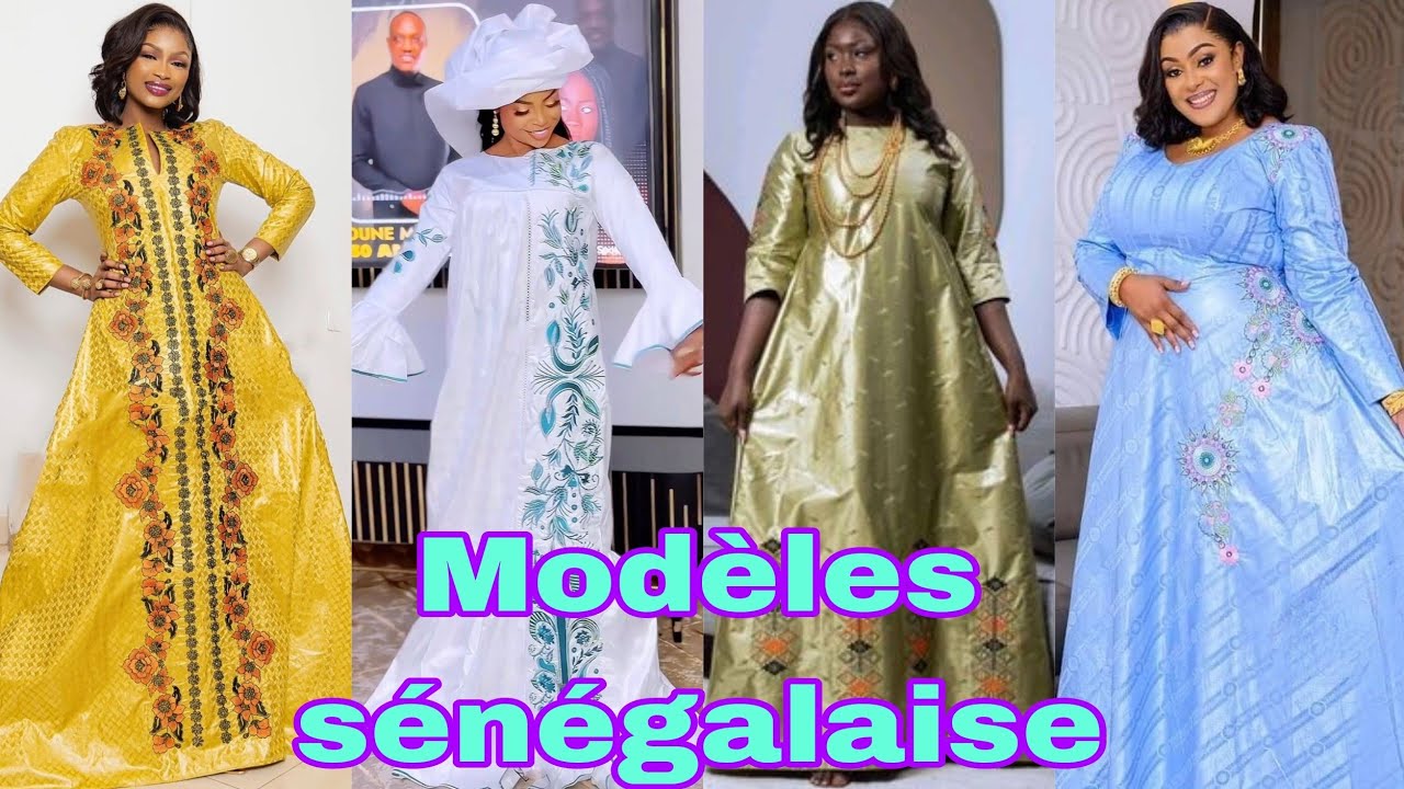 💥fashion 2024💥Très jolie modèl robe mode sénégalaise en bazin riche et geztner #fashion #model #mode